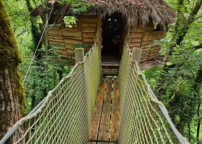 Campingplatz Dans Les Arbres - Les Lutins *
